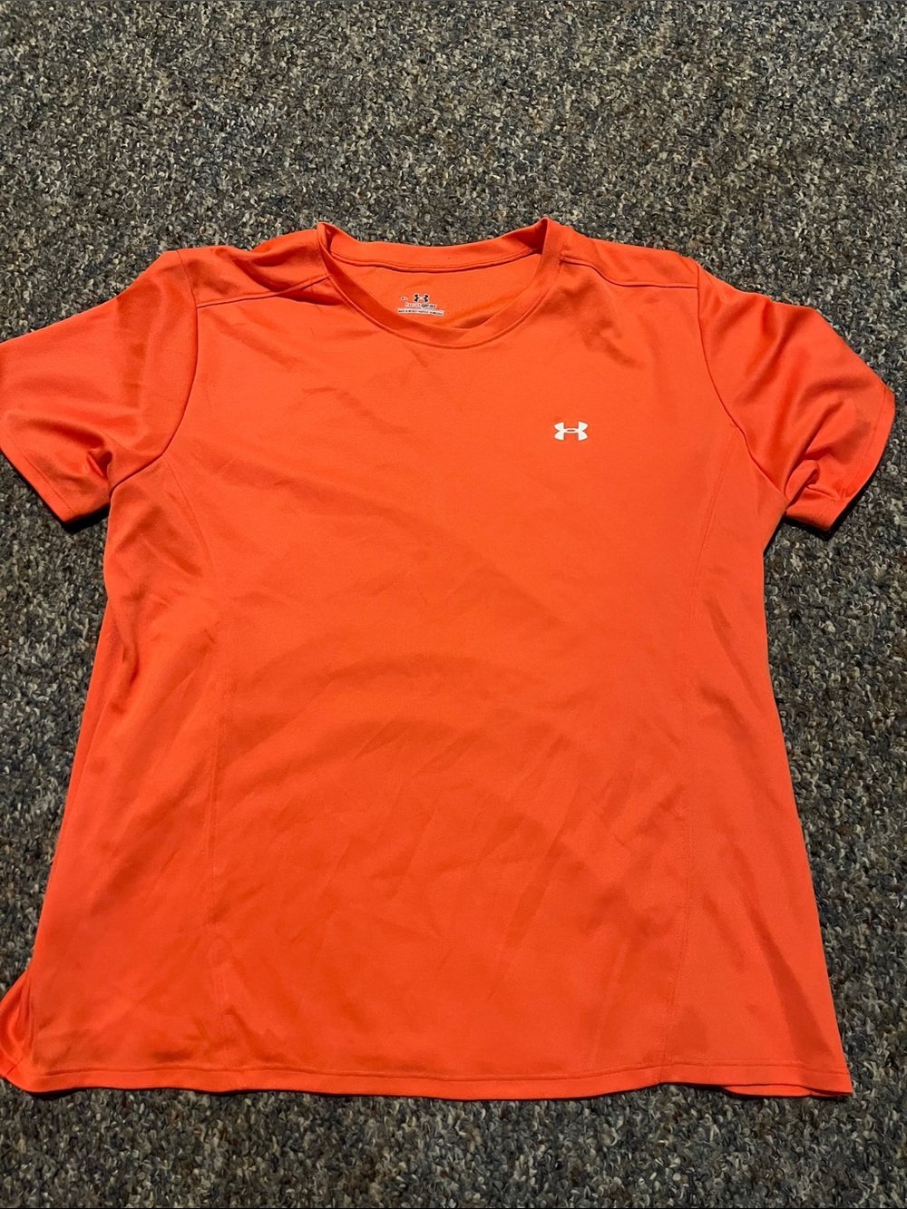 Under Armour Women's Bright Orange Crew Neck Performance Tee